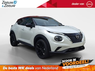 Nissan Juke 1.6 Hybrid Red-line Edition | BEPERKTE OPLAGE SLECHTS 25 STUKS! | OP=OP| Stoel/stuur en voorruitverwarming| Dode hoek sensor| Lederen bekleding| 360 graden camera|