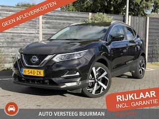 Nissan Qashqai Tekna 1.3 DIG-T 160PK DCT7 Automaat Navigatie, Rondomzichtcamera, Keyless, Dodehoekdetectie, Stoelverwarming, Voorruitverwarming