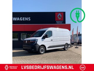 Renault Master E-Tech 87 kWh, 130 kW snelladen, L2H2 Multimedia met Google services, ,Camera, Trekhaak, Apple carplay, Verwarmde voorruit.