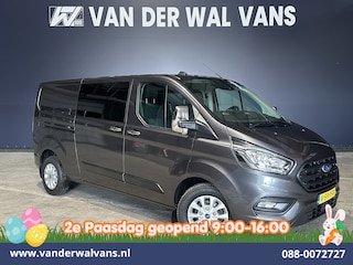 Ford Transit Custom 2.0 TDCI 170pk L2H1 Dubbele Cabine Euro6 Airco | 5-Zits | Camera | LED | Cruisecontrol | 2800kg Trekhaak Stoelverwarming, Verwarmde voorruit, Parkeersensoren
