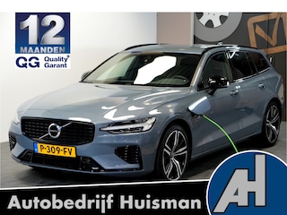 Volvo V60 2.0 T6 AWD Long Range 293kW/399pk Aut8 Recharge R-Design ADAPT.CRUISE + EL.TREKHAAK + SUBWOOFER + DAB+ + LEDER/GAASSTOF + PILOT ASSIST + ADAPT.CRUISE + STOEL-&STUURVERWARMING + CAMERA + PD-GLASS + KEYLESS ENTRY&GO + PARKSENSOREN + 19" LM-VELGEN!!