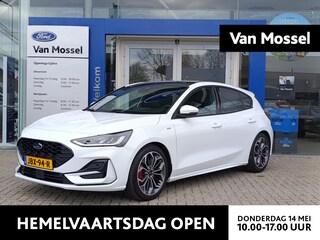 Ford Focus 1.0 EcoBoost Hybrid ST Line X | Leder | Adaptieve Cruise | Dodehoeksensoren | Stoel/stuur stoelverwarming | Panoramadak | 18-Inch | Elek. stoelen