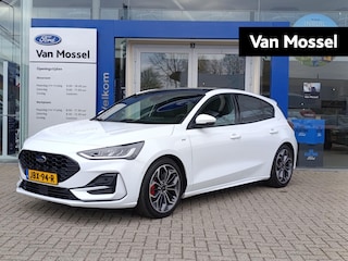 Ford Focus 1.0 EcoBoost Hybrid ST Line X | Leder | Adaptieve Cruise | Dodehoeksensoren | Stoel/stuur stoelverwarming | Panoramadak | 18-Inch | Elek. stoelen