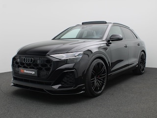 Audi Q8 60 TFSI e quattro ABT Aero Competition 490PK ABT-Pakket, 23" Lichtmetaal HR-design, Panoramadak, 360 gr. Camera, Soft-Close, Trekhaak, Leder, Head-Up, Stoelventilatie, Luchtvering