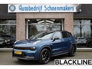Lynk & Co 01 1.5 BLACKLINE+MY23! 6.6Kwh ZWARTE-HEMEL ROLHOES MY23 360-CAMERA PANO/SCHUIF INFINITY DAB NAVI CARPLAY STOELVERWARMING ELEK.ACHTERKLEP 20"LMV