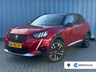 Peugeot 2008 EV GT Pack 50 kWh Rode e-2008 GT | Cruise Control | Airco auto | Zwart dak | Apple Carplay/ Android auto | DAB | Keyless | Navi Fullscreen