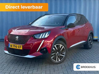 Peugeot 2008 EV GT Pack 50 kWh Rode e-2008 GT | Cruise Control | Airco auto | Zwart dak | Apple Carplay/ Android auto | DAB | Keyless | Navi Fullscreen