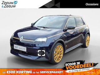 Renault 5 urban range iconic cinq 40 kWh | Bleu d'Or 3/25 | Pack Winter | Carplay | Gouden Velgen | Unieke Uitvoering |