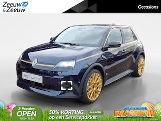 Renault 5 urban range iconic cinq 40 kWh | Bleu d'Or 3/25 | Pack Winter | Carplay | Gouden Velgen | Unieke Uitvoering |