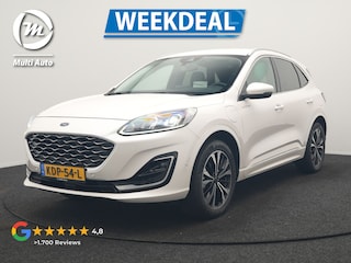 Ford Kuga 2.5 Vignale PHEV 225pk Dealer O.H. | Adaptive Cruise | Head Up | 360 Camera | Bang & Olufsen | Lederen Sportstoelen Memory & Verwarmd | Stuur Verwarmd | Apple Carplay | Keyless | Blis | Navigatie | DAB | Virtual | Plug In Hybrid