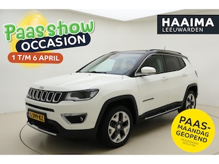 Jeep Compass 1.4 MultiAir Limited 4x4 Apple Carplay/Android Auto | Voorstoelen verwarmd | Climate control | Lederen bekleding | Cruise control | Lichtmetalen velgen 17'' |