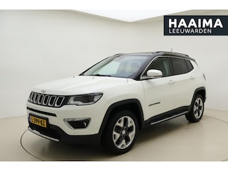 Jeep Compass 1.4 MultiAir Limited 4x4 Apple Carplay/Android Auto | Voorstoelen verwarmd | Climate control | Lederen bekleding | Cruise control | Lichtmetalen velgen 17'' |