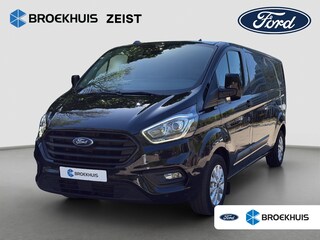 Ford Transit Custom 300 2.0 TDCI L2H1 Limited DC Dealer onderhouden|Trekaak|6-zits