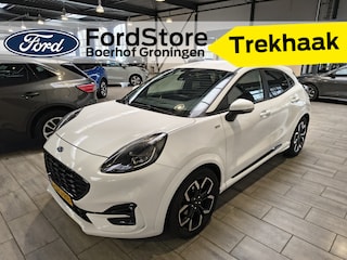 Ford Puma EcoBoost Hybrid 155 pk ST-Line X | Trekhaak | LED | Navi | B&O | Half leer | Clima | Cruise | 18" |