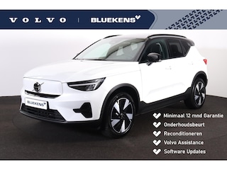 Volvo EX40 Extended Range Ultra 82 kWh - Panorama/schuifdak - IntelliSafe Assist & Surround - 360º Camera - Harman/Kardon audio - Verwarmde voorstoelen & stuur - Parkeersensoren voor & achter - Elektr. bedienb. voorstoelen met geheugen links - Draadloze tel. lader - Warmtepomp - Extra getint glas - 19' LMV