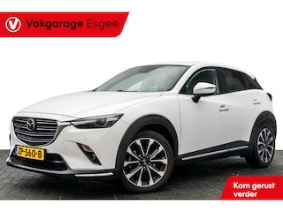 Mazda CX-3 2.0 122 PK SkyActiv-G 120 GT-M | Zwart Leer | 2 e Eign | Automaat | Ned Auto | 29DKM | Trekhaak | Hoge zit / Instap | Clima | Navi | Leer | Camera | Pdc | 18 Inch Lmv |