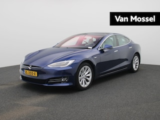 Tesla Model S 100D AUTOMAAT | SCHUIFDAK | LEDER | 360 CAMERA | NAVIGATIE | STOELVERWARMING VOOR & ACHTER | LMV | ADAPTIEVE CRUISE | ELEKTRISCHE KOFFERKLEP | 12 MAANDEN BOVAG GARANITE |