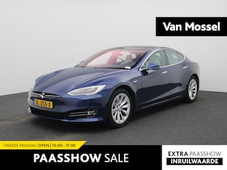 Tesla Model S 100D AUTOMAAT | SCHUIFDAK | LEDER | 360 CAMERA | NAVIGATIE | STOELVERWARMING VOOR & ACHTER | LMV | ADAPTIEVE CRUISE | ELEKTRISCHE KOFFERKLEP | 12 MAANDEN BOVAG GARANITE |