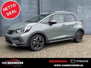 Honda Jazz 1.5 i-MMD 122pk Hybrid Automaat Advance Crosstar | Nettodeal Voorraad Aktie | Adaptieve Cruise | Parkeercamera | Stoelverwarming | Navi & Carplay |