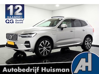 Volvo XC60 2.0 T8 AWD 335kW/456pk Plug-in hybrid Plus Bright PANORAMADAK + HARMAN/KARDON + EL.TREKHAAK + ADAPT.CRUISE + PILOT ASSIST + BLIS + HEAD-UP DISPLAY + STOEL-&STUURVERWARMING + 360 CAMERA + HEAD-UP DISPLAY + PARKSENSOREN V&A + 20" LM-VELGEN!!