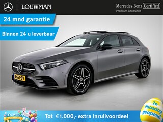 Mercedes-Benz A-klasse 250 e AMG Plug-In Hybride | Panoramdak | 360° camera | Nightpakket | Multibeam | Inclusief 24 maanden MB Certified garantie voor Europa.