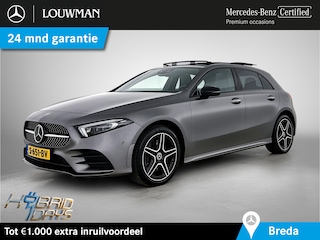 Mercedes-Benz A-klasse 250 e AMG Plug-In Hybride | Panoramdak | 360° camera | Nightpakket | Multibeam | Inclusief 24 maanden MB Certified garantie voor Europa.