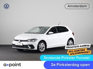 Volkswagen Polo 1.0 TSI Life Edition | Navigatie via App | Parkeersensoren | Achteruitrijcamera | Adaptieve cruise control | Stoelverwarming |