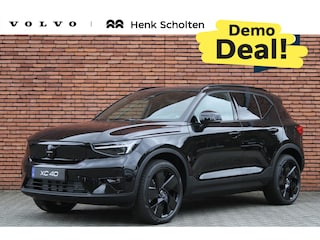 Volvo EX40 Single Motor Extended Range Ultra Black Edition | Demo Deal | Panoramisch schuif-/kanteldak | Harman Kardon | Elektrisch verstelbare voorstoelen met geheugenfunctie | Adaptive Cruise Control | Pilot Assist | 360 Graden Camera | Stoel-/stuurwielverwarming | 20" Lichtmetalen Velgen | Warmtepomp