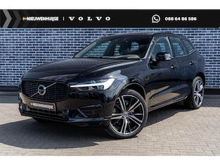 Volvo XC60 Recharge T6 AWD R-Design | Navigatie | Schuif-/Kanteldak | Head-Up Display | 360 Camera | Trekhaak | Adaptieve Cruise Control | Harman Kardon Audio | Stoel-/Stuurverwarming | Gelamineerd Glas Rondom | Park Assist | Memory | Elek. Stoelen | Zitverlenging | Dodehoekdetectie | 21" LM