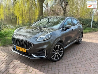 Ford Puma 1.0 EcoBoost Hybrid ST-Line Vignale 1 Eig.B.J.11-2022 39000 km Leer en vol optie's