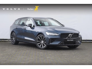 Volvo V60 T6 350PK Automaat AWD Plus Dark / Adaptive cruise control / Elektrische stoelen / Harman Kardon audio / Trekhaak / Pilot assist / BLIS / Stoel en stuur verwarming / Elektrische achterklep / Parkeersensoren met 360 camera / Google infotainment