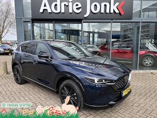 Mazda CX-5 2.0 e-SkyActiv-G M Hybrid 165 Homura AUTOMAAT | TREKHAAK | 360gr CAMERA | EL.A.KLEP | NAVIGATIE | APPLE CARPLAY/ANDROID AUTO | Bose AUDIO | 1e EIGENAAR | NED AUTO | DEALER ONDERHOUDEN |