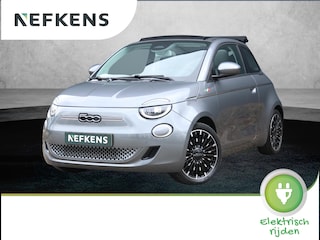 Fiat 500 Icon 42kWh Cabrio | Navigatie | Achteruitrijcamera | Stoelverwarming | 17'' LM velgen