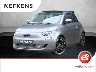 Fiat 500 Icon 42kWh Cabrio | Navigatie | Achteruitrijcamera | Stoelverwarming | 17'' LM velgen