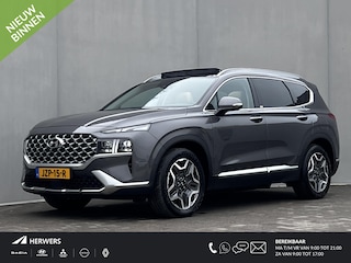 Hyundai Santa Fe 1.6 T-GDI PHEV 5p Premium Plus Sky / Fabrieksgarantie tot 11-2026 / 1.350 kg trekgewicht / Pano schuifdak / Leder / HUD / Camera 360° / Stuur-, stoel- en achterbankverwarming / Stoelventilatie / Apple Carplay Android / Winterwielen inclusief /