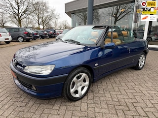 Peugeot 306 Cabriolet 1.8-16V Palm Beach, Hardtop, Radio/cd, Lm Velgen, congac Leer, etc
