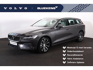 Volvo V60 T6 Recharge AWD Essential Bright - IntelliSafe Assist & Surround - Parkeercamera achter - Verwarmde voorstoelen, stuur & achterbank - Parkeersensoren voor & achter - 18' LMV