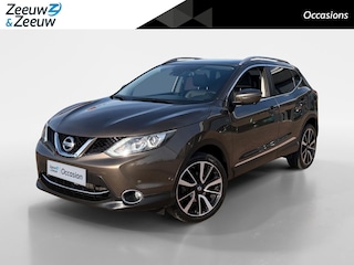 Nissan Qashqai 1.2 Tekna *Navi+360Camera*Climate Control*Winter Pack*Lederen bekleding*Panoramadak*Trekhaak*Vol opties!