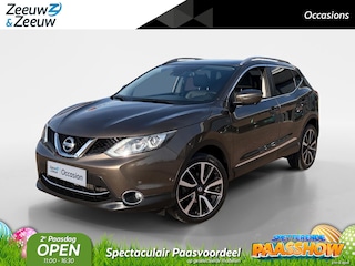 Nissan Qashqai 1.2 Tekna *Navi+360Camera*Climate Control*Winter Pack*Lederen bekleding*Panoramadak*Trekhaak*Vol opties!
