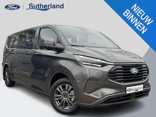 Ford Transit Custom 320 2.5 PHEV L2H1 Limited DC | Dubbele cabine | Adaptive Cruise Control | Groot middenconsole | 8-weg verstelbare & verwarmbare passagiersstoel | 13 polige trekhaak | 17 inch lichtmetalen velgen | Verwarmbaar stuurwiel | Draadloos opladen | Adaptieve LED koplampen | Reservewiel