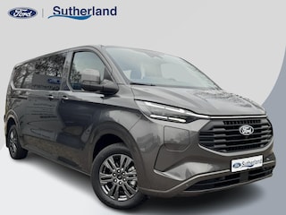 Ford Transit Custom 320 2.5 PHEV L2H1 Limited DC | Dubbele cabine | Adaptive Cruise Control | Groot middenconsole | 8-weg verstelbare & verwarmbare passagiersstoel | 13 polige trekhaak | 17 inch lichtmetalen velgen | Verwarmbaar stuurwiel | Draadloos opladen | Adaptieve LED koplampen | Reservewiel