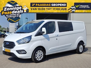 Ford Transit Custom 2.0 TDCi 130PK 300 L2H1 Limited Dubbele Cabine | LENTEDEALS| Navigatie | Trekhaak | Carplay | Parkeersensoren