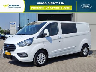 Ford Transit Custom 2.0 TDCi 130PK 300 L2H1 Limited Dubbele Cabine | LENTEDEALS| Navigatie | Trekhaak | Carplay | Parkeersensoren