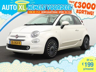 Fiat 500 1.2 70 PK Aut. Cabriolet Half-Leder Park.sens Multimedia 15'LMV LED