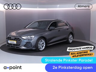 Audi A3 Sportback 40 TFSI e S edition 204 pk S-tronic | Verlengde garantie | Navigatie | Parkeersensoren (Park assist) | Achteruitrijcamera | Adaptieve cruise control | Stoelverwarming | S-Line |