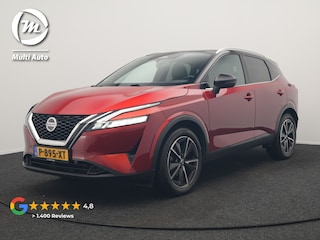 Nissan Qashqai 1.3 MHEV Xtronic Tekna Automaat | Panodak | Trekhaak Afn | Adaptive Cruise | Lederen Sportstoelen Massage & Memory | BOSE Sound | 360 Camera | Keyless | Apple Carplay | 19"L.M |