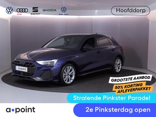 Audi A3 Sportback 40 TFSI e S edition 204 pk S-tronic | Verlengde garantie | Navigatie | Parkeersensoren (Park assist) | Achteruitrijcamera | Stoelverwarming | S-Line |