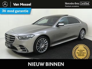 Mercedes-Benz S-klasse 580 e AMG Line / 360Graden-Camera / Memory-Stoelen / Panaroma-dak / Stoelventilatie /