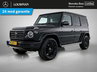 Mercedes-Benz G-klasse 500 Trekhaak | AMG Line | Night Pakket | Schuif-Kanteldak | Distronic | Treeplanken van rvs links en rechts. Inclusief 24 maanden Mercedes-Benz Certified garantie voor Europa.