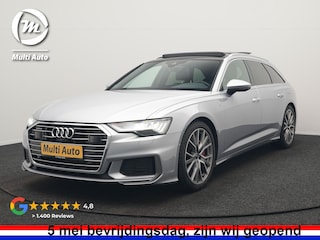 Audi A6 Avant 55 TFSI e quattro S Competition PHEV 367pk Dealer O.H. | 2x S-Line | Trekhaak Af Fabriek | Panodak | 360 Camera | Bang & Olufsen | Adaptive Cruise | Sportstoelen Memory & Verwarmd | Apple Carplay | Keyless | Stuur Verwarmd | Virtual | Navigatie | Plug In Hybrid
